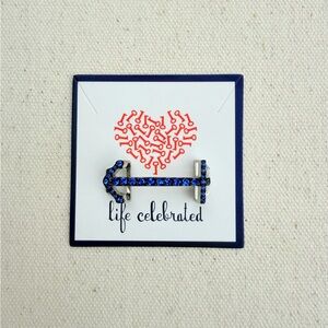 *Blue Pave Arrow Charm* KEEP COLLECTIVE Retired Focal Statement